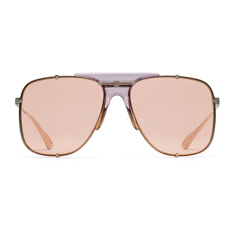 gucci pink aviators